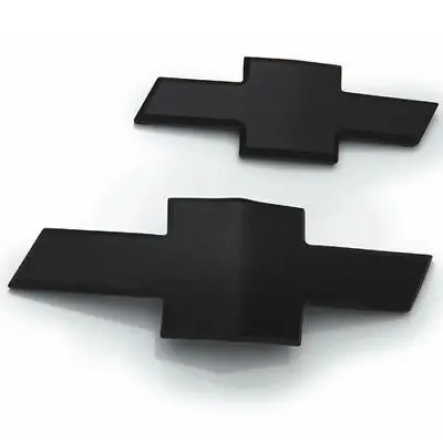2010-2013 Camaro Front And Rear Bowtie Emblems - Black 1