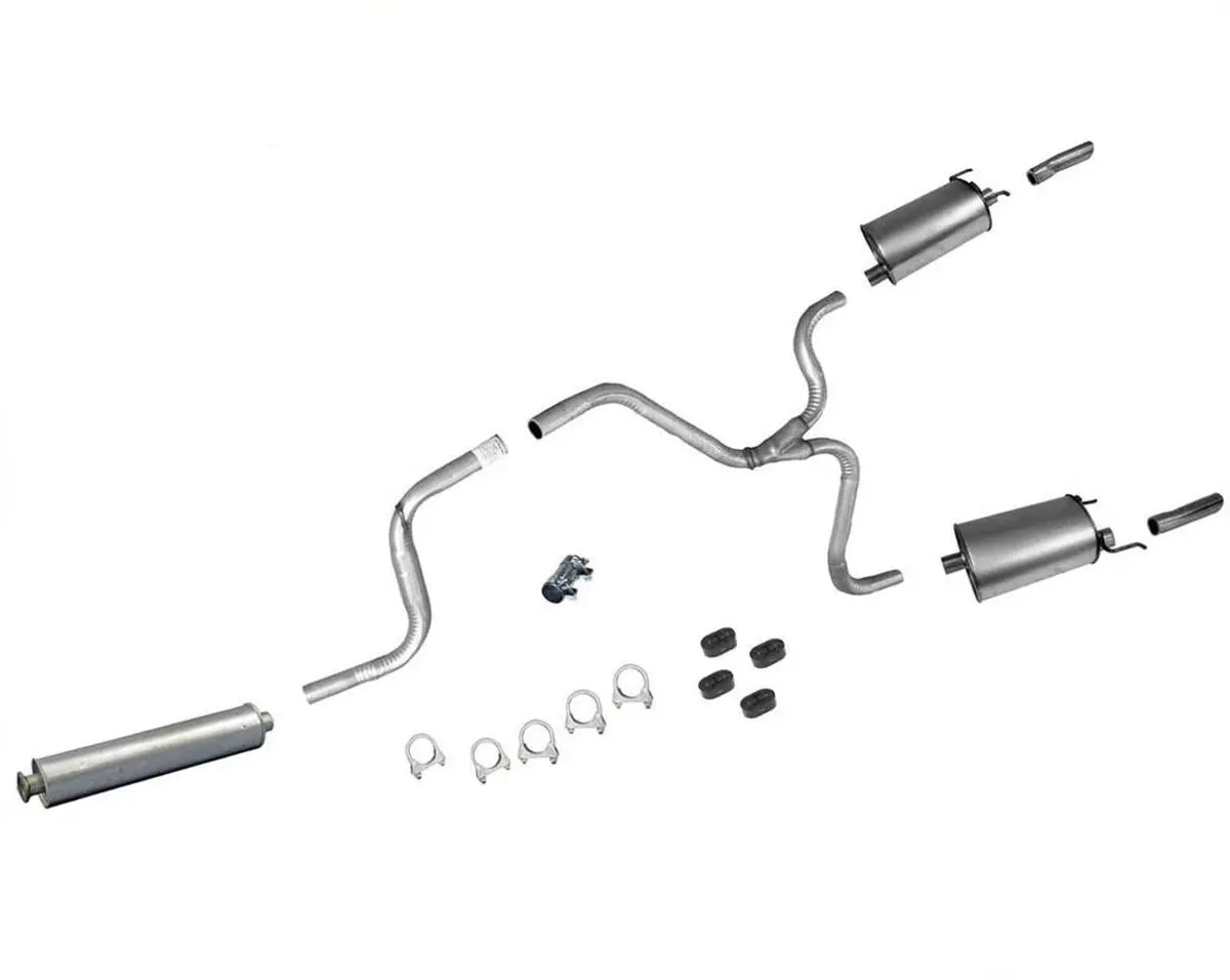 Dual Muffler Exhaust Pipe System For 2003-2005 Chevrolet Monte Carlo Ss 3.8L 1