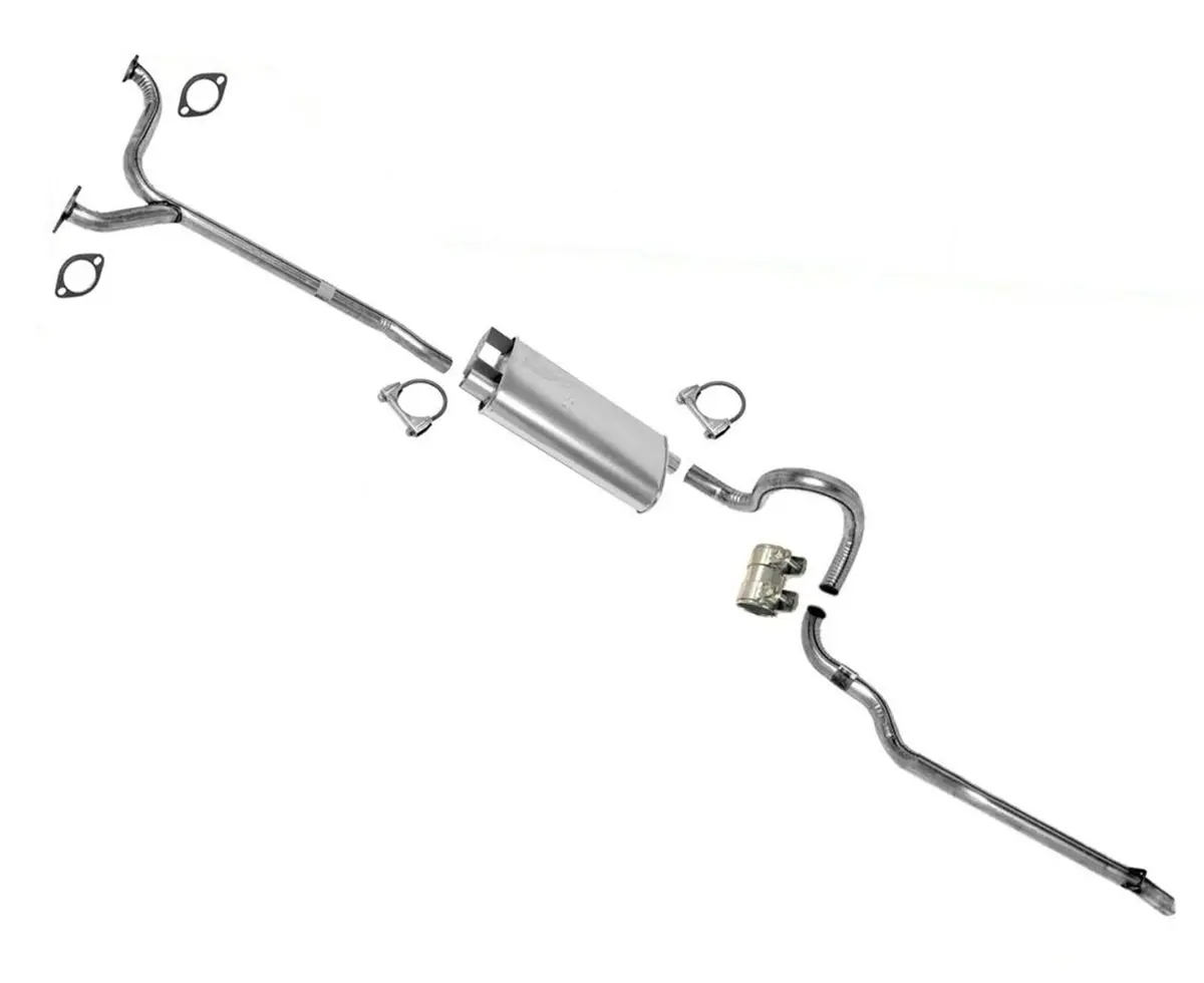 For 1981-1988 Lincoln Town Car 5.0L Muffler Exhaust Pipe System Made In Usa 1