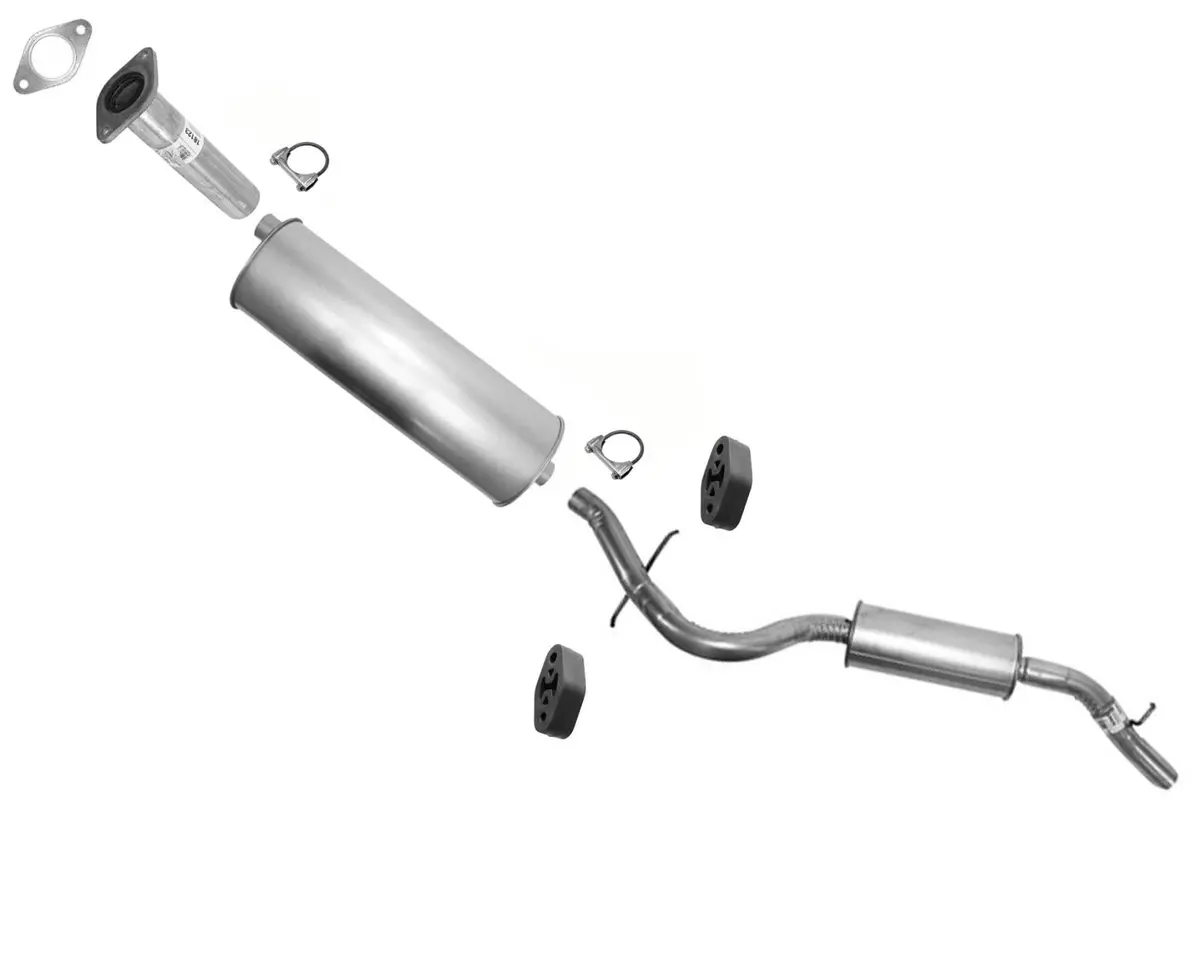 Muffler Exhaust System For Chevrolet Venture 3.4L 1997-2001 112 Inch Wheel Base 1
