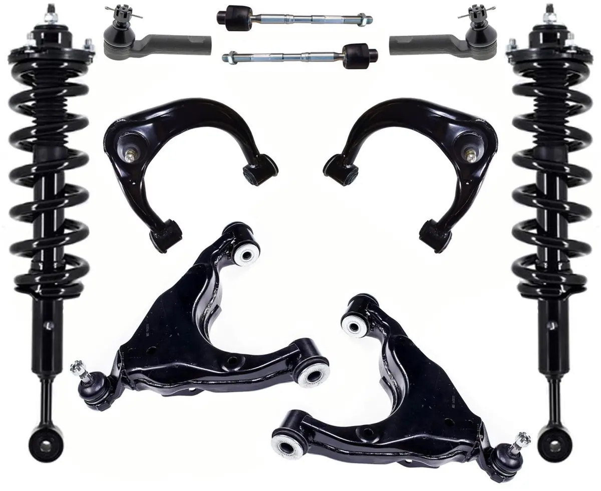 Front Struts Upper & Lower Control Arms Tie Rods For Lexus Gx460 2010-2018 1