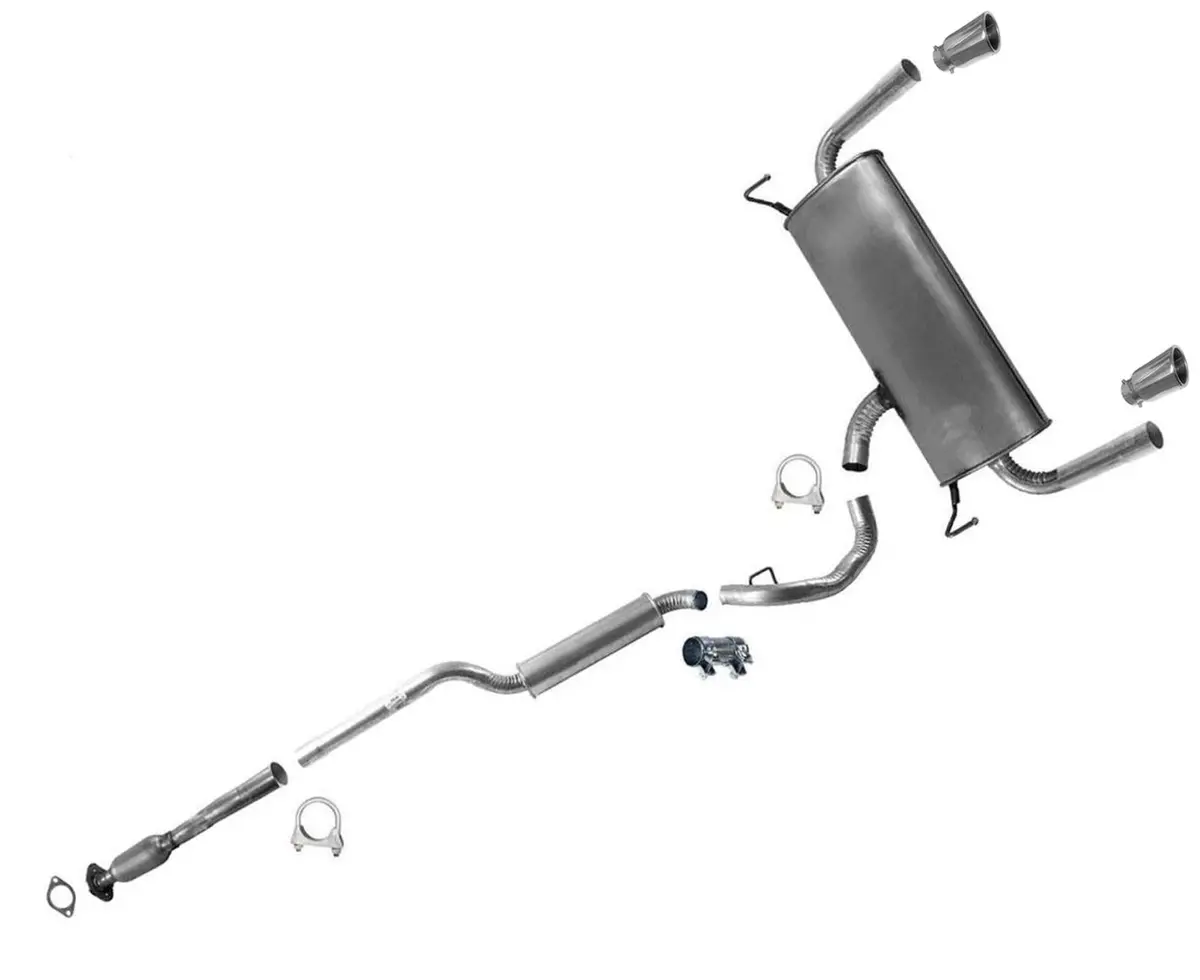 Made In Usa Exhaust Resonator Pipes Muffler For Ford Escape 13-2016 1.6 2.0 2.5L 1