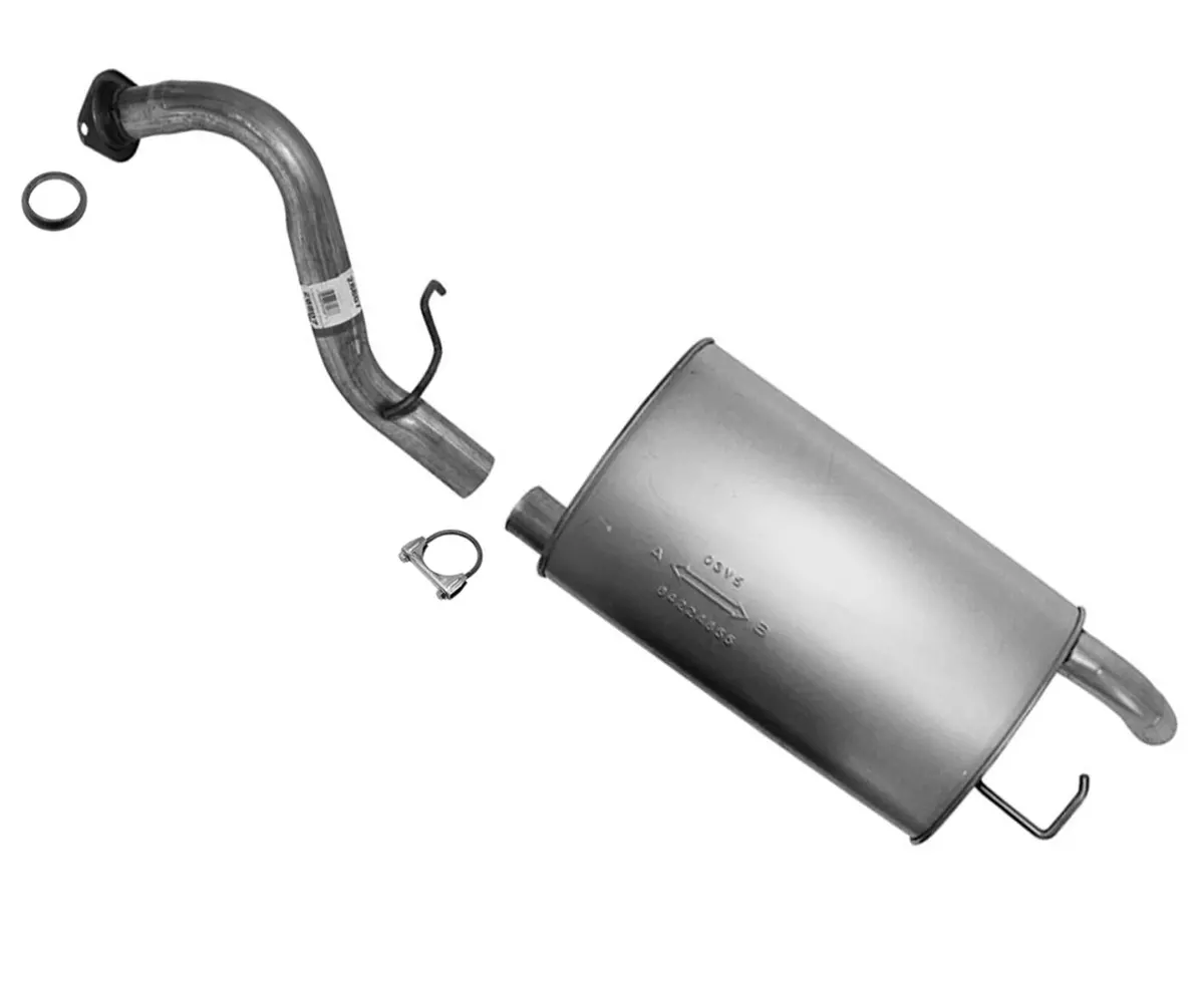 Rear Muffler W/ Gasket & Clamp For Toyota Corolla 1.8L 2009 2010 2011 2012 1