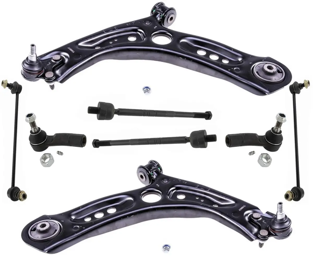 Front Lower Control Arms Tie Rods & Links For Volkswagen Jetta 1.4L 2019-2023 1