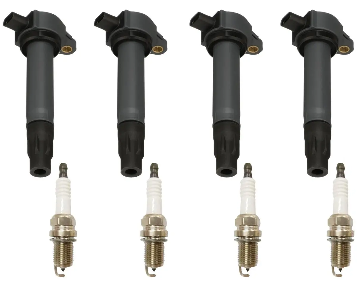 4 Direct Ignition Coil & Spark Plugs For Chrysler 200 2.4L 2011  2012 2013 2014 1