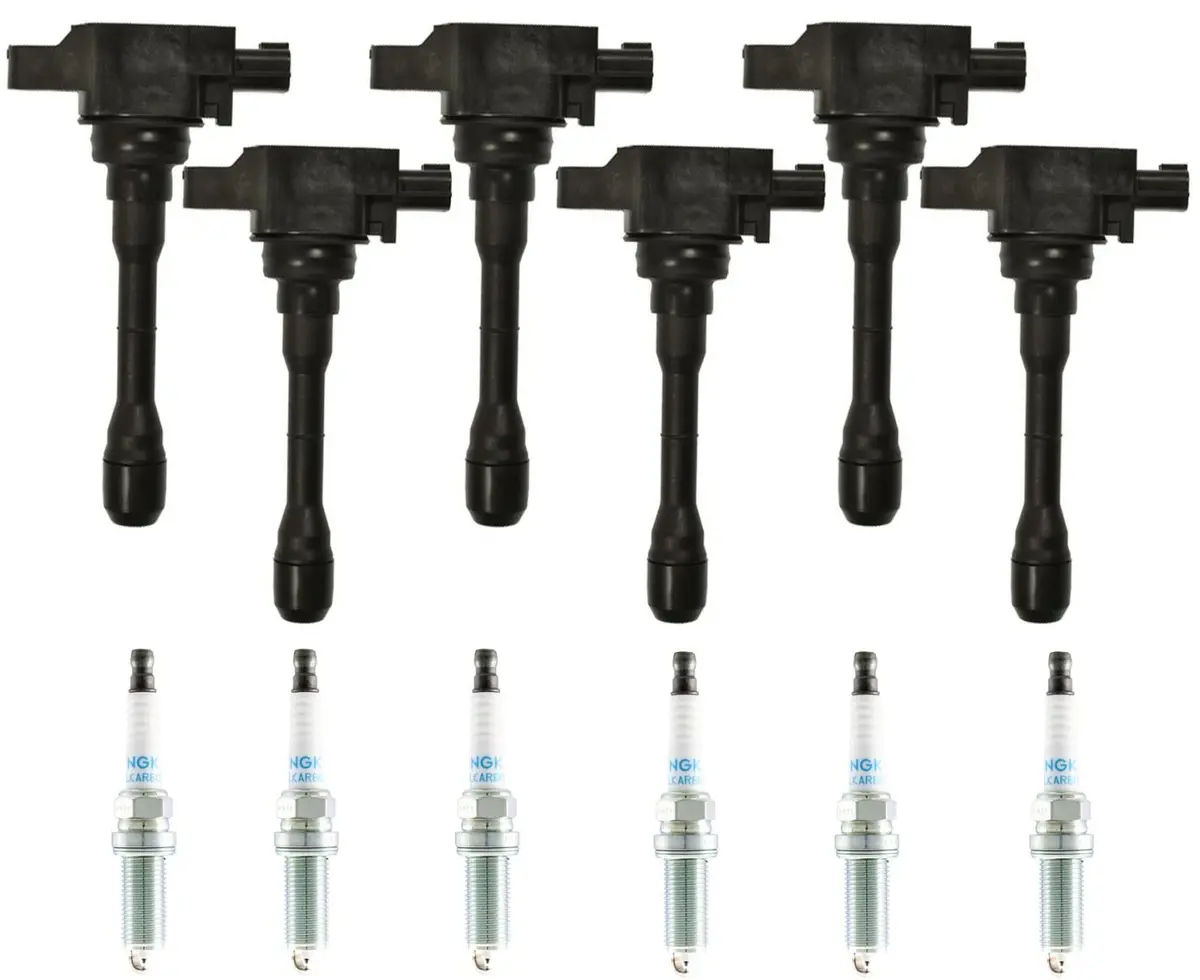 Direct Ignition Coil & Laser Iridium Spark Plugs For Infiniti Q50 3.0L 2016-2024 1