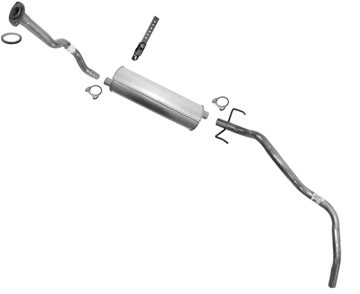 Muffler Pipe For Toyota 89-92 Pick Up 2.4L Xtra Cab 121" W Base Rear Wheel Drive 1