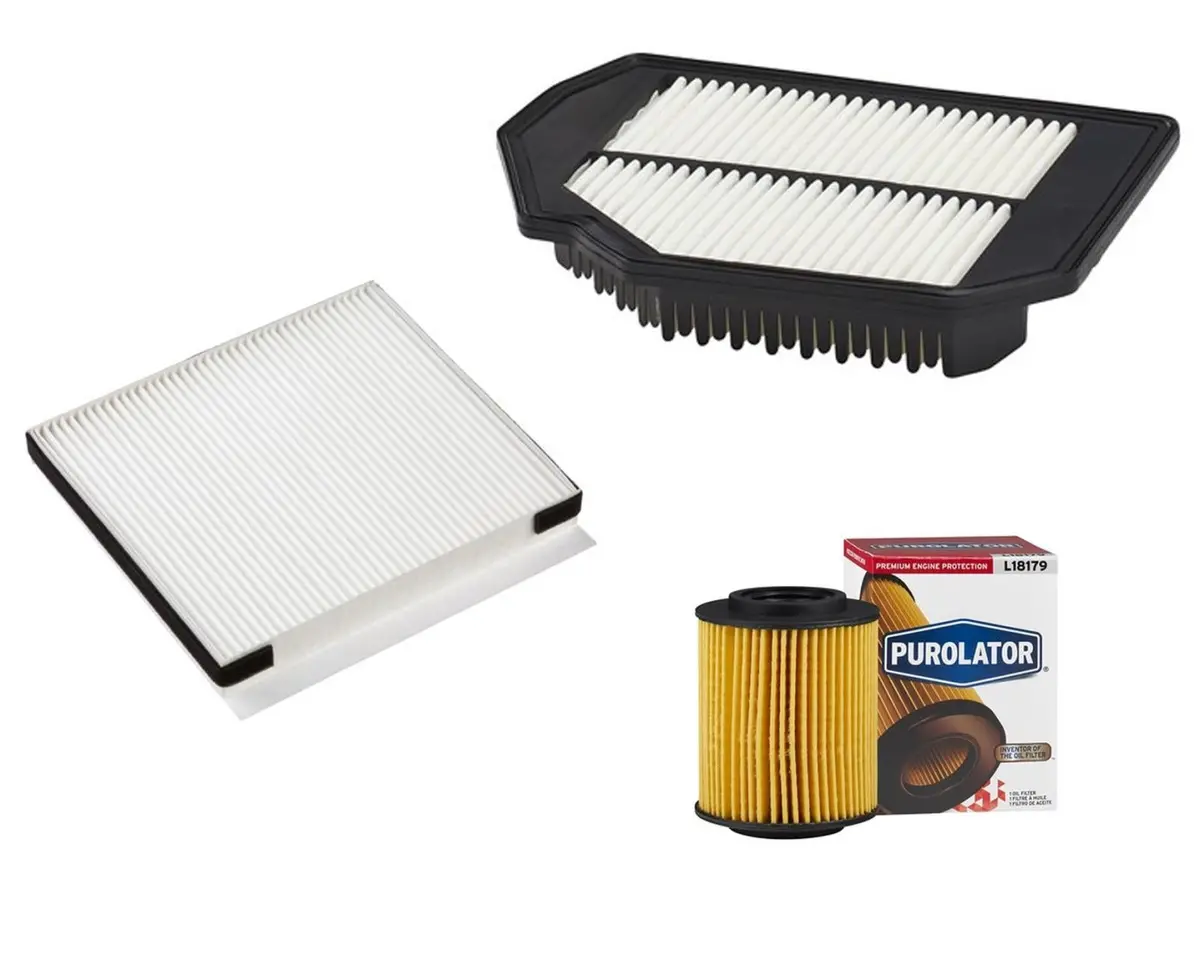 Engine And Cabin Air & Oil Filter For 2017 2018 2019 2020 Genesis G80 3.8L 1