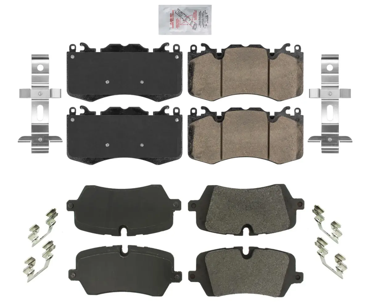 Front & Rear Disc Brake Pads For Range Rover 2013-2021 W/ Brembo Supercharged 1