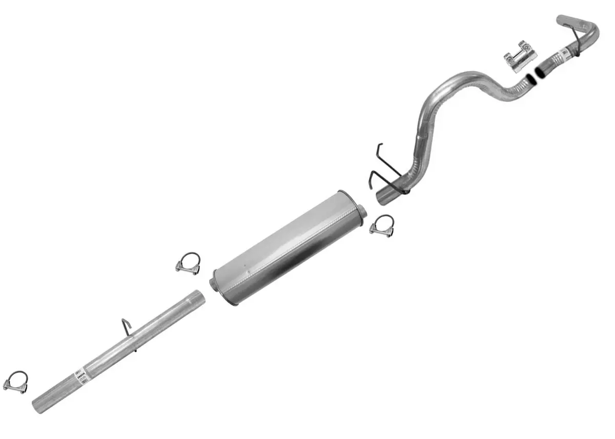 For 1997-2003 Ford E150 Van 4.2 4.6L 138 Inch Wheelbase Muffler Exhaust System 1