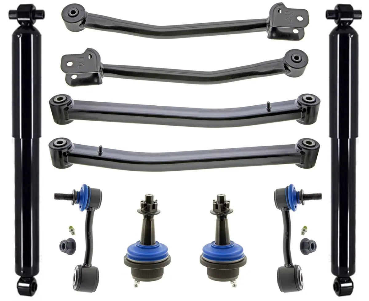 Front Shocks Control Arms Ball Joints & Links For Jeep Wrangler 2.0L 2018-2024 1