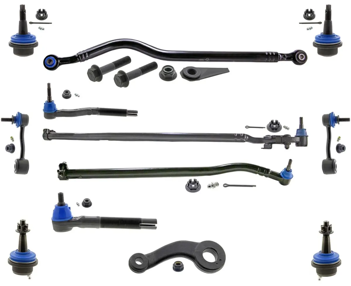 Drag Link Track Bar Ball Joints Tie Rods Pitman Arm For Jeep Gladiator 2020-2023 1
