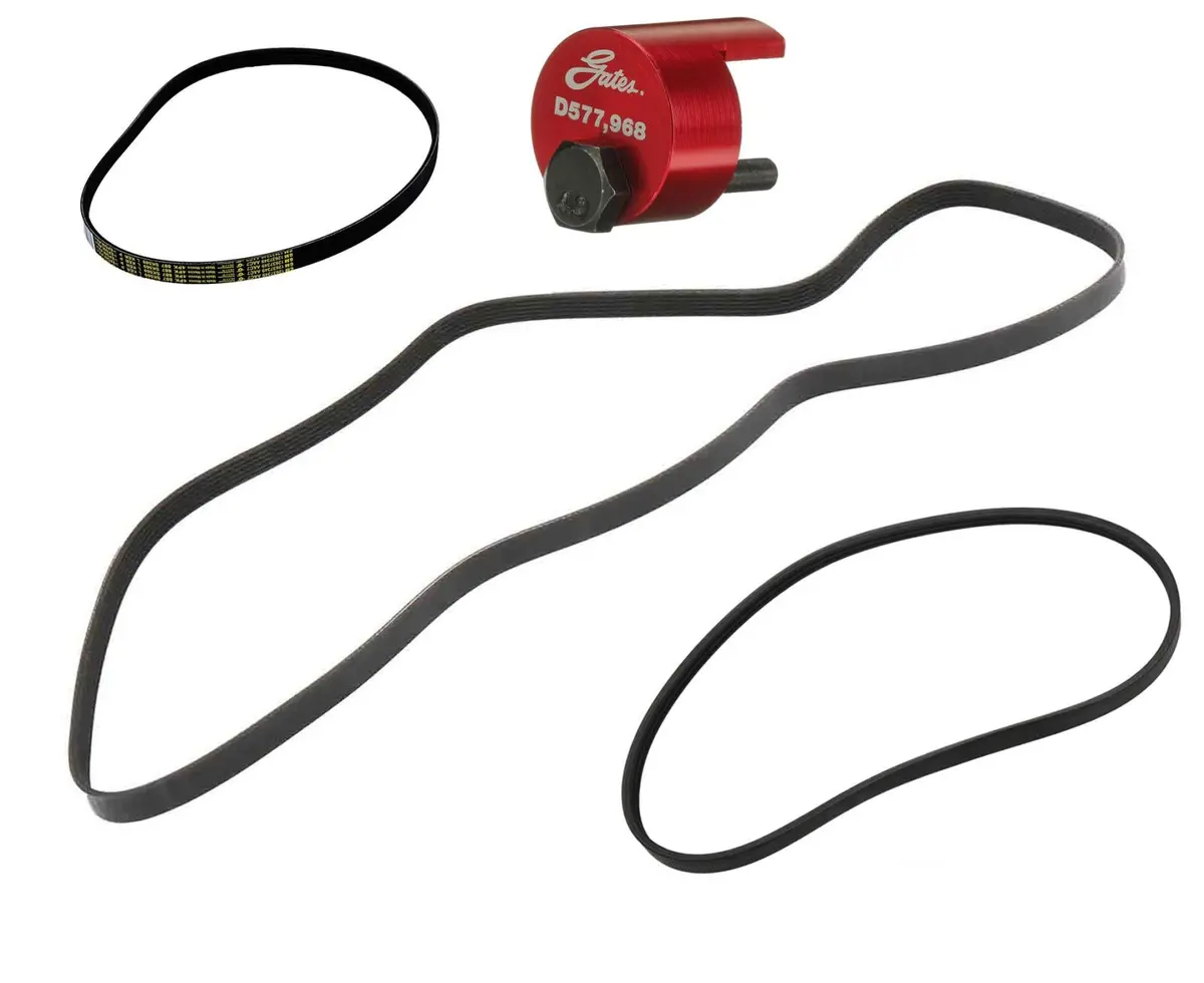 Engine Belts With Installation Tool For Chevrolet Silverado 14-18 4.3 5.3 6.2L 1