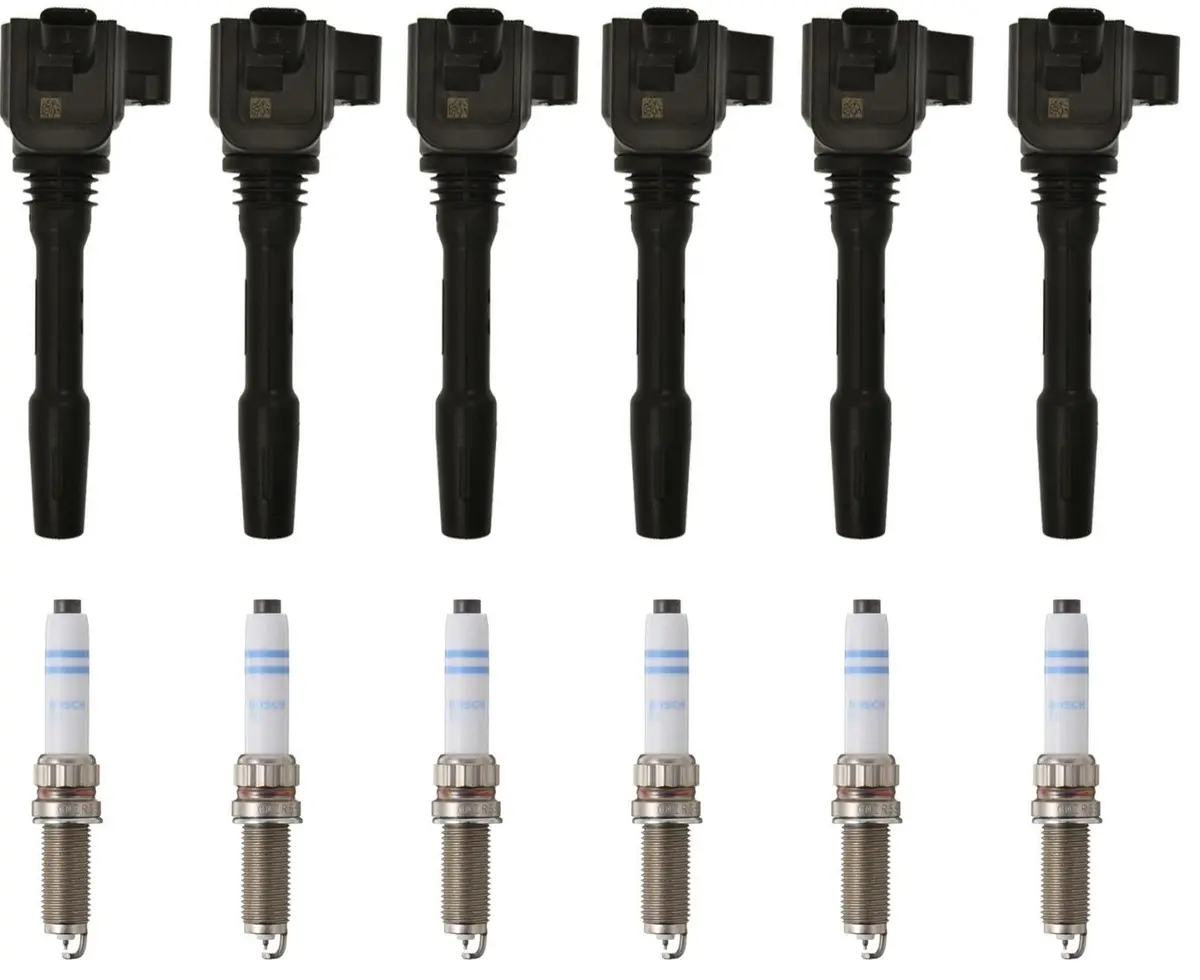6 Direct Ignition Coil & Platinum Spark Plugs Kit For Bmw 340I 3.0L 2016-2018 1