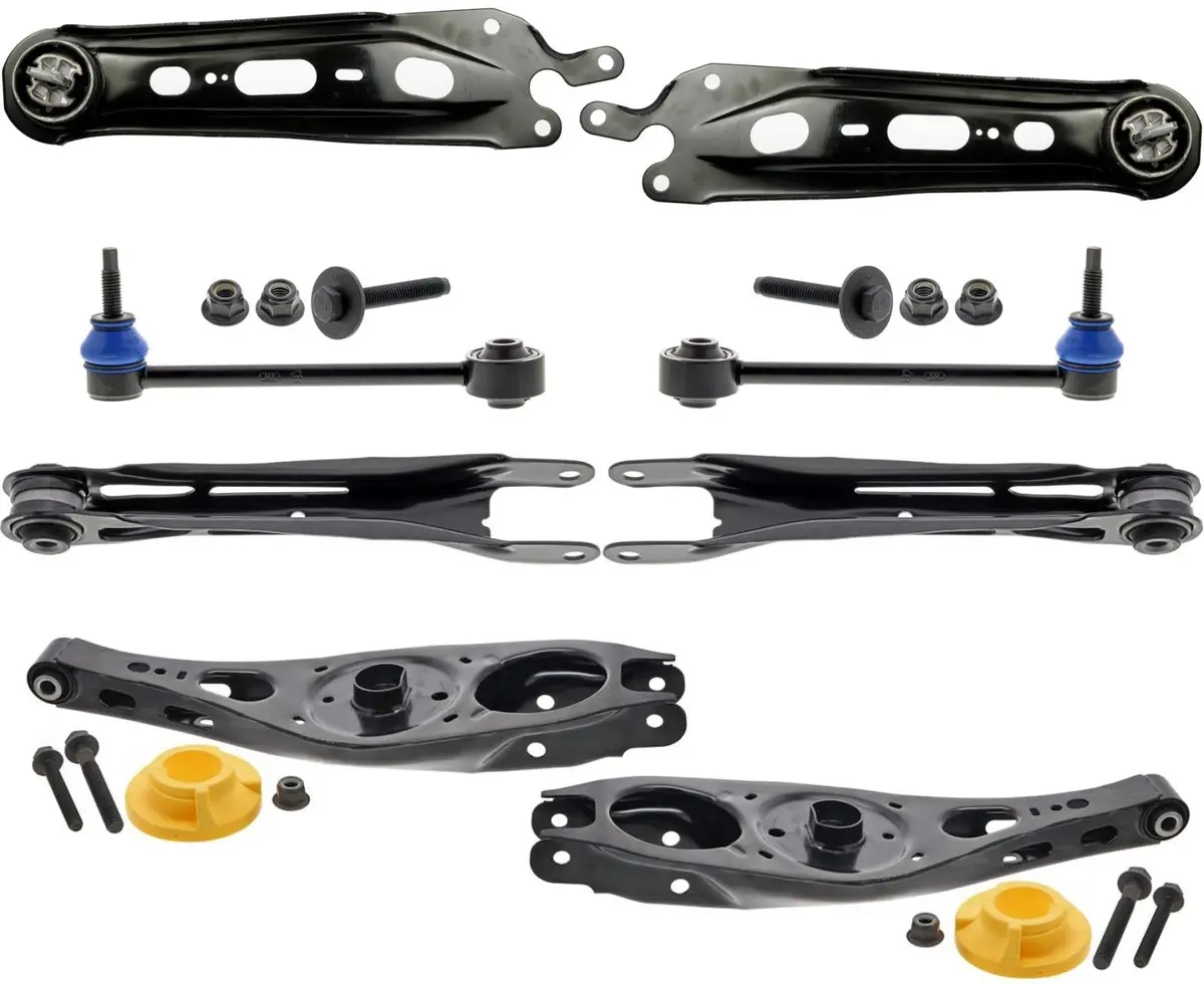 Rear Upper & Lower Control Arms & Sway Bar Links For Chevrolet Equinox 18-2024 1