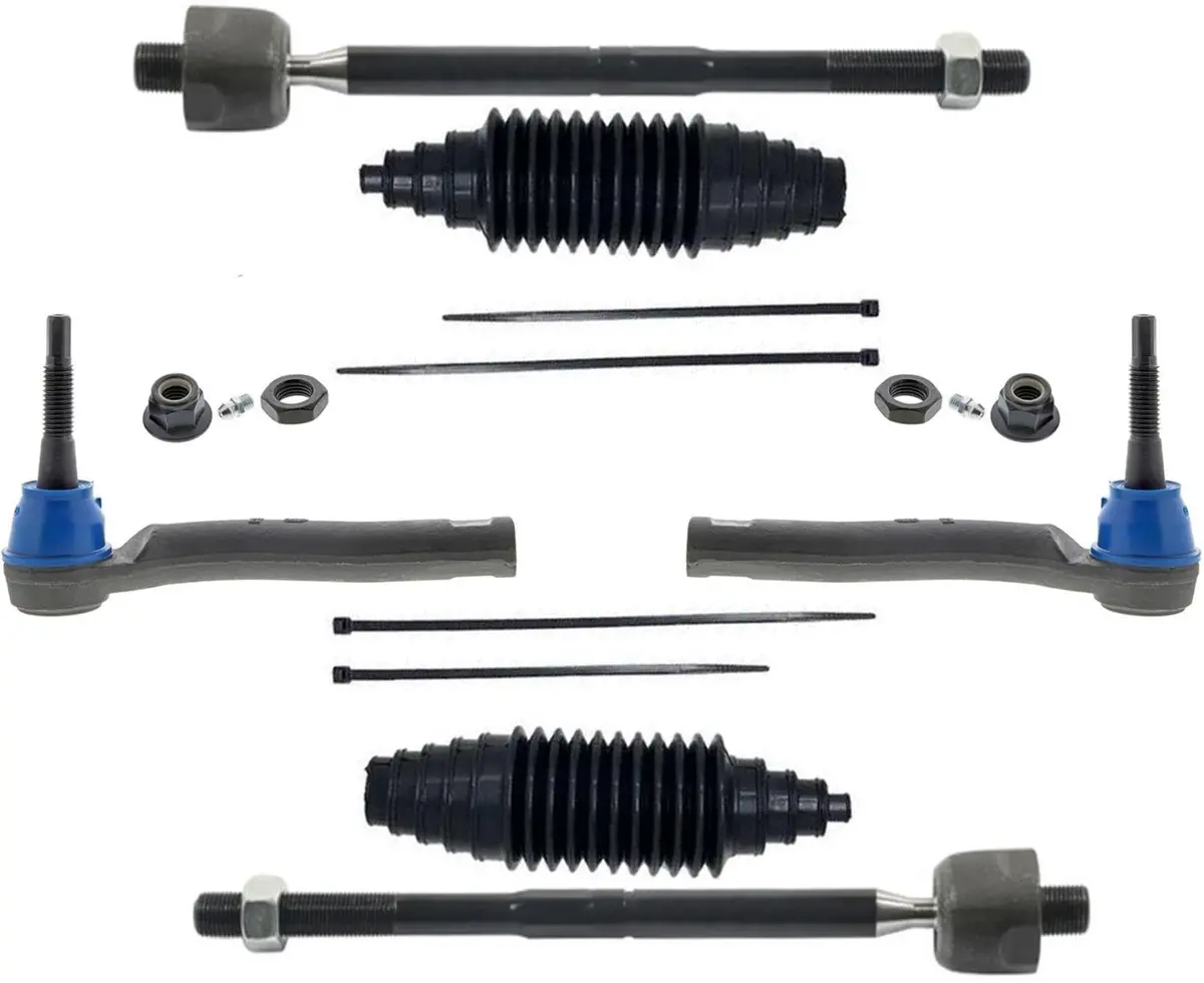 Front Inner & Outer Tie Rods For Chevrolet Silverado 1500 & Sierra 1500 2019-23 1