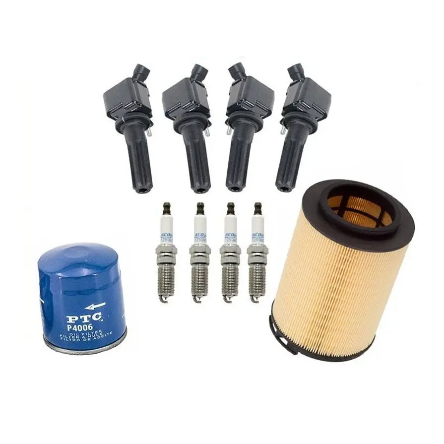 Oil Air Filter Ignition Coils Platinum Plugs For Chevrolet Colorado 2.9L 2007 1