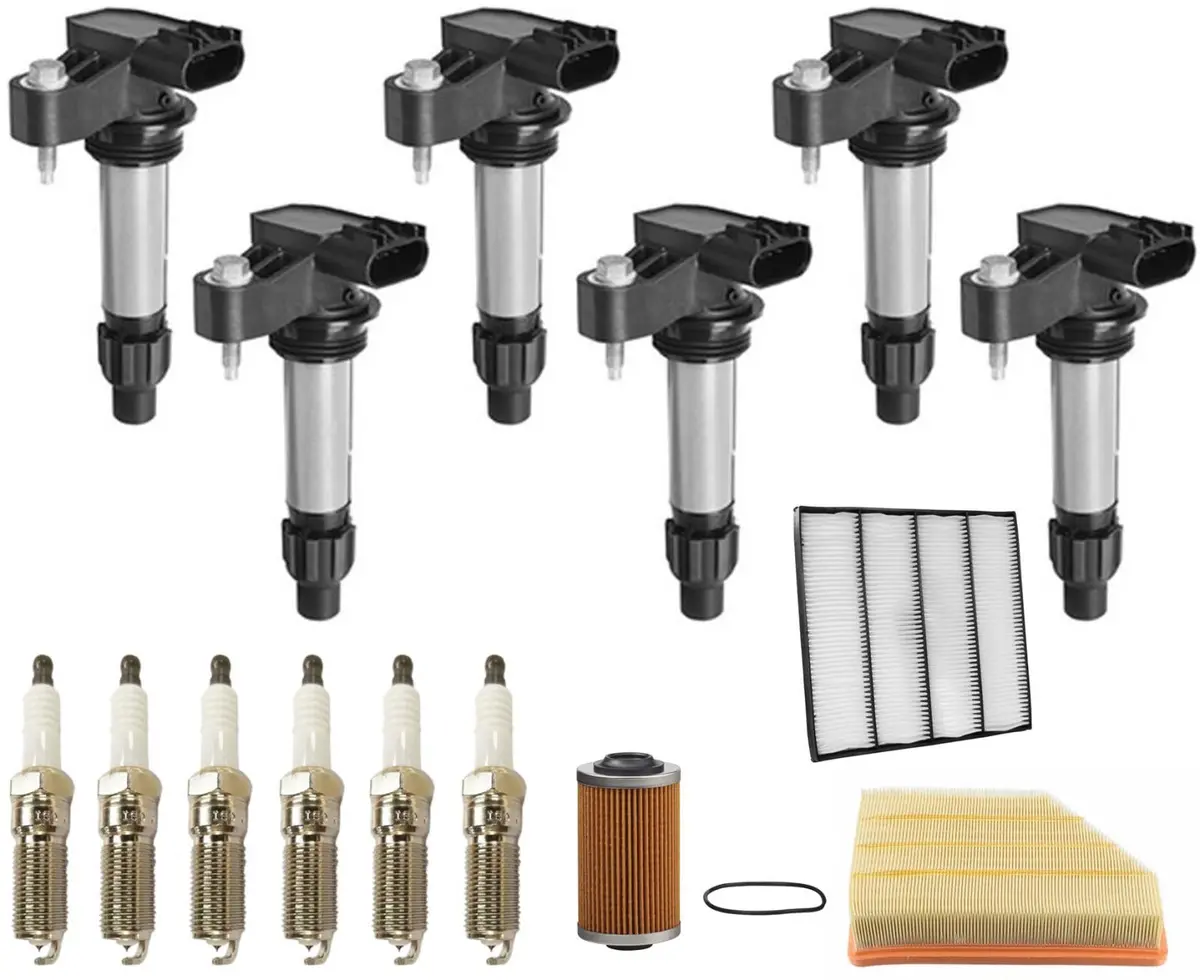 Direct Ignition Coils Spark Plugs & Filters For Chevrolet Camaro 3.6L 2010-2015 1