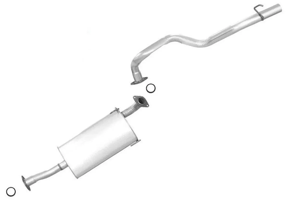 Pipe Middle Muffler Tail Pipe Exhaust System For Toyota 4Runner 2001 2002 3.4L 1