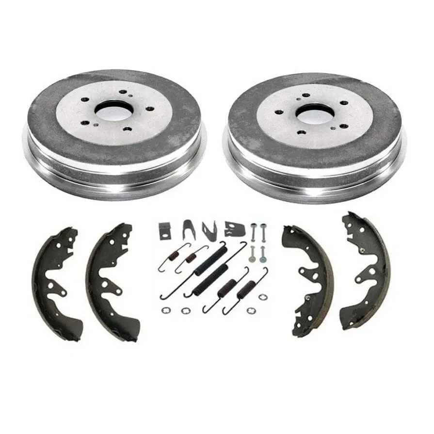 All Rear Brake Drums Shoes Springs 4Pc For Suzuki Grand Vitara 2006-2008 1