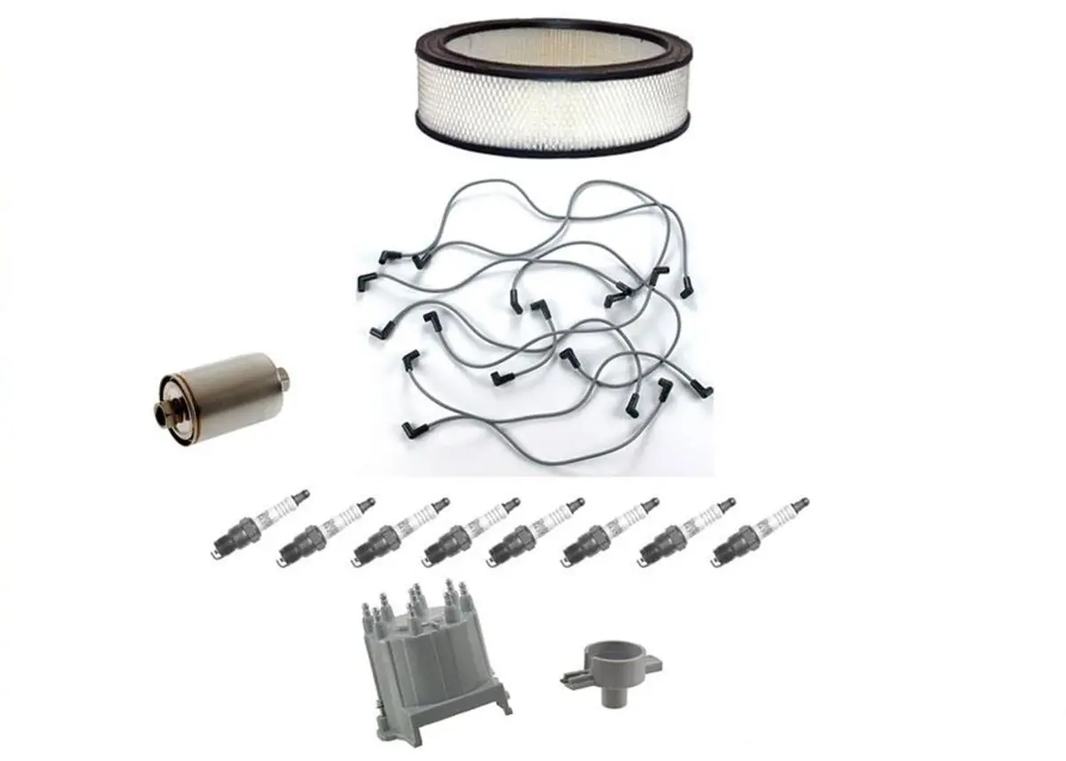 For 1987-1993 Gmc 1500 Pick Up 5.7L Spark Plug Wires Filters Cap Rotor Tune Up 1