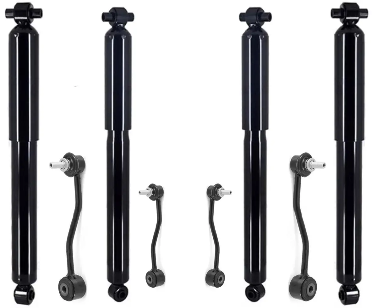 Front & Rear Shocks Absorber Front & Rear Links For Jeep Wrangler 2.0L 2018-2025 1