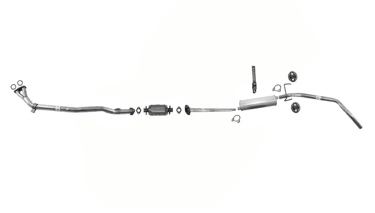 Exhaust Converter For Toyota Pick Up 2.4L 1989-1995 121" Wheelbase 4 Wheel Drive 1