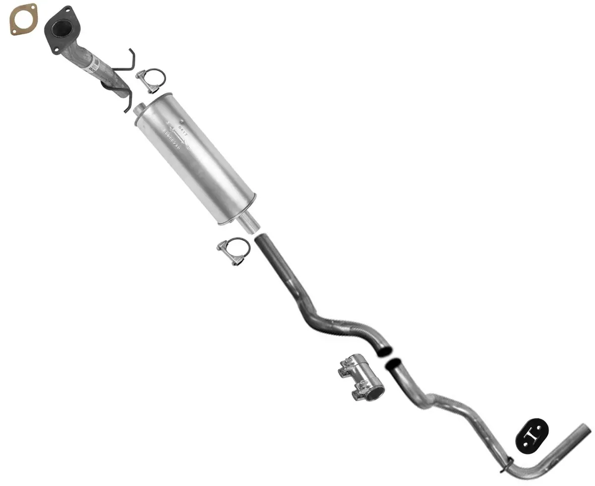 Muffler Tail Pipe Exhaust For 1986 1988 1989 Ranger 2.0L 2.3L W/ 114" Wheelbase 1