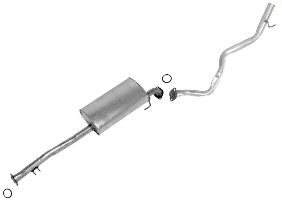 96 To Production Date 07/1998 4 Runner 3.4L Fed & Cal Em Muffler Exhaust System 1