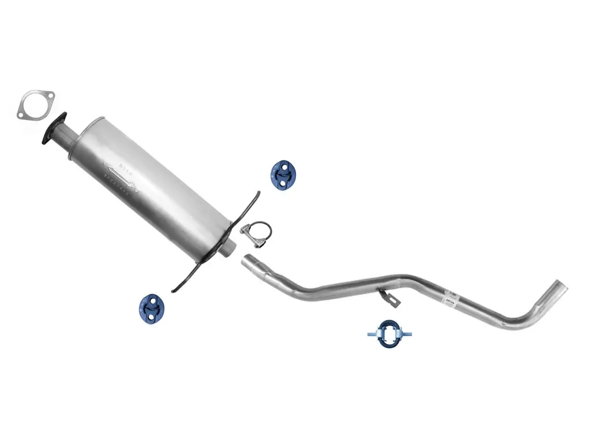 Rear Muffler Exhaust Rear Tail Pipe For Nissan Pick Up 2.4L 3.0L 1986 1995 1997 1