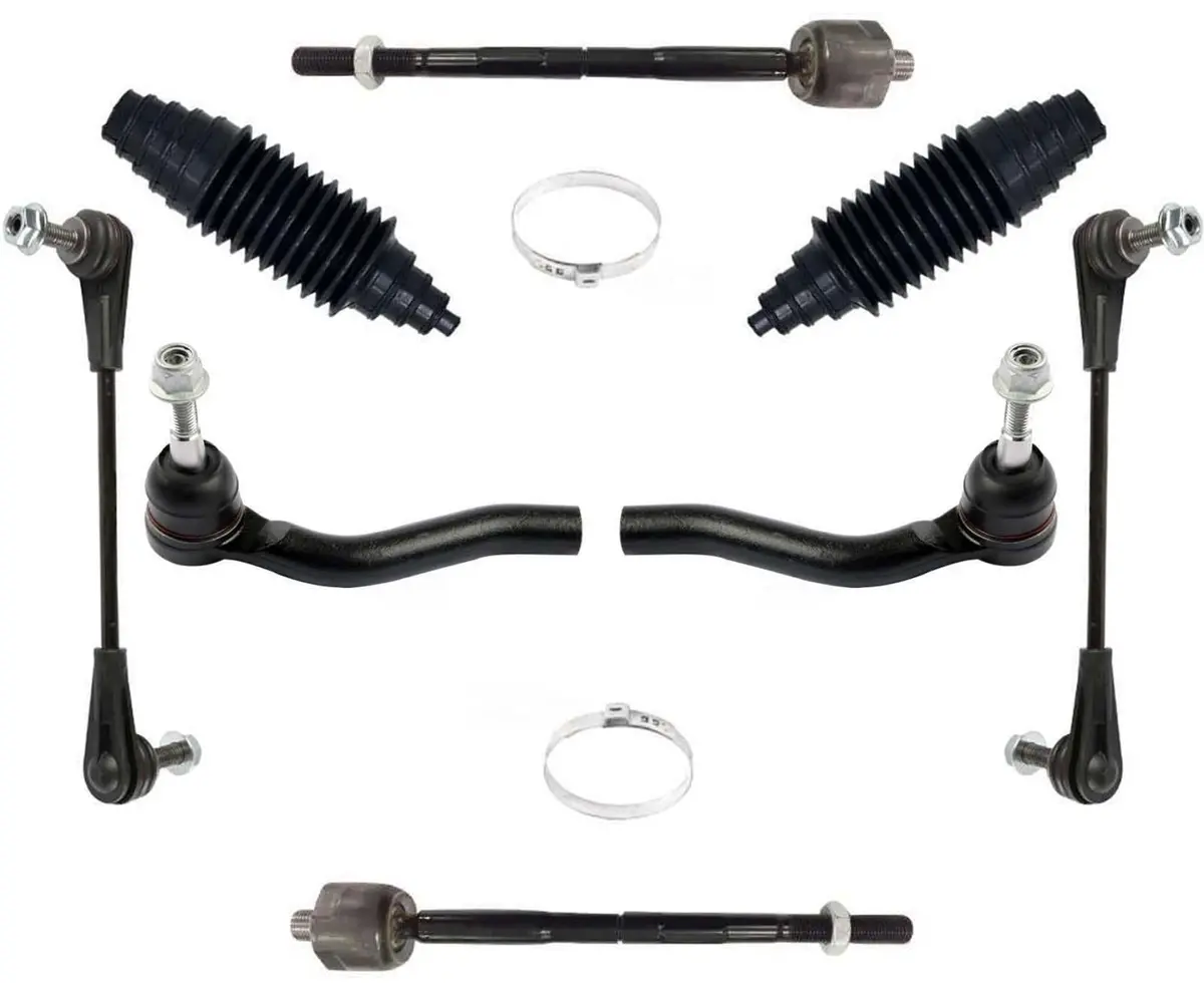 Front Inner Outer Tie Rods & Links For Gmc Acadia 2017 2022 2023 & Xt5 2017-2023 1