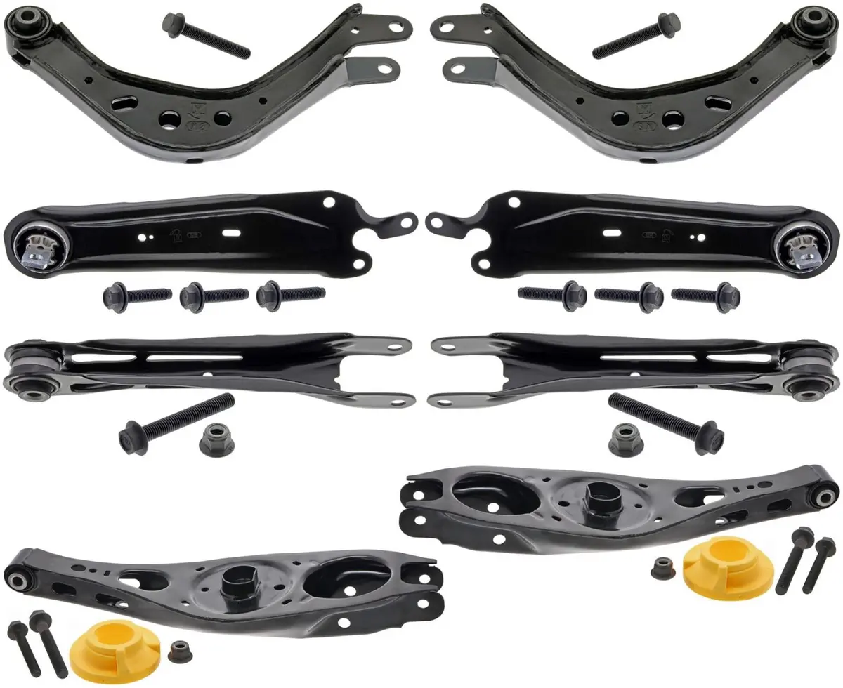Mevotech Rear Upper & Lower Control Arms W Bushings For Chevrolet Equinox 18-24 1