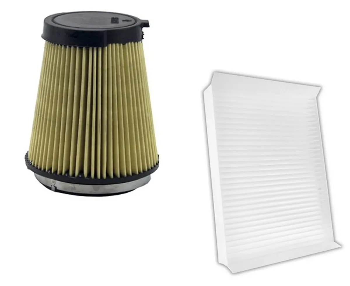 Engine Air Filter & Cabin Filter For Ford Mustang 5.2L V8 2015 2016 2017 2022 1