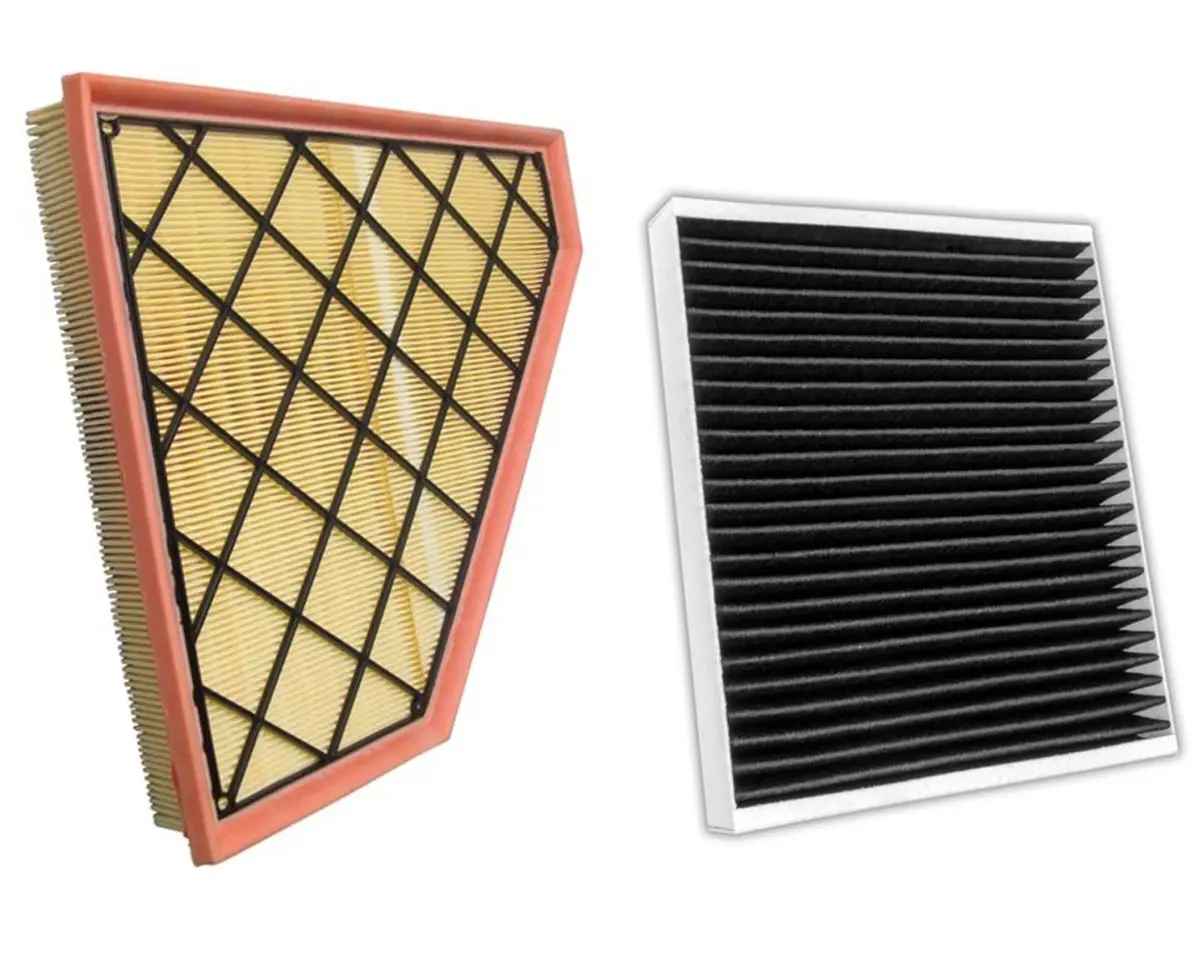 Engine Air Filter & Cabin Filter For Cadillac Ct6 3.6L 2016 2017 2018 2019 2020 1