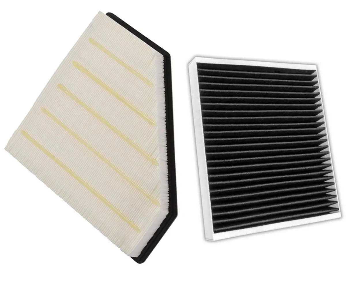 Engine Air Filter & Cabin Filter For Cadillac Cts 6.2L 2016 2017 2018 2019 1
