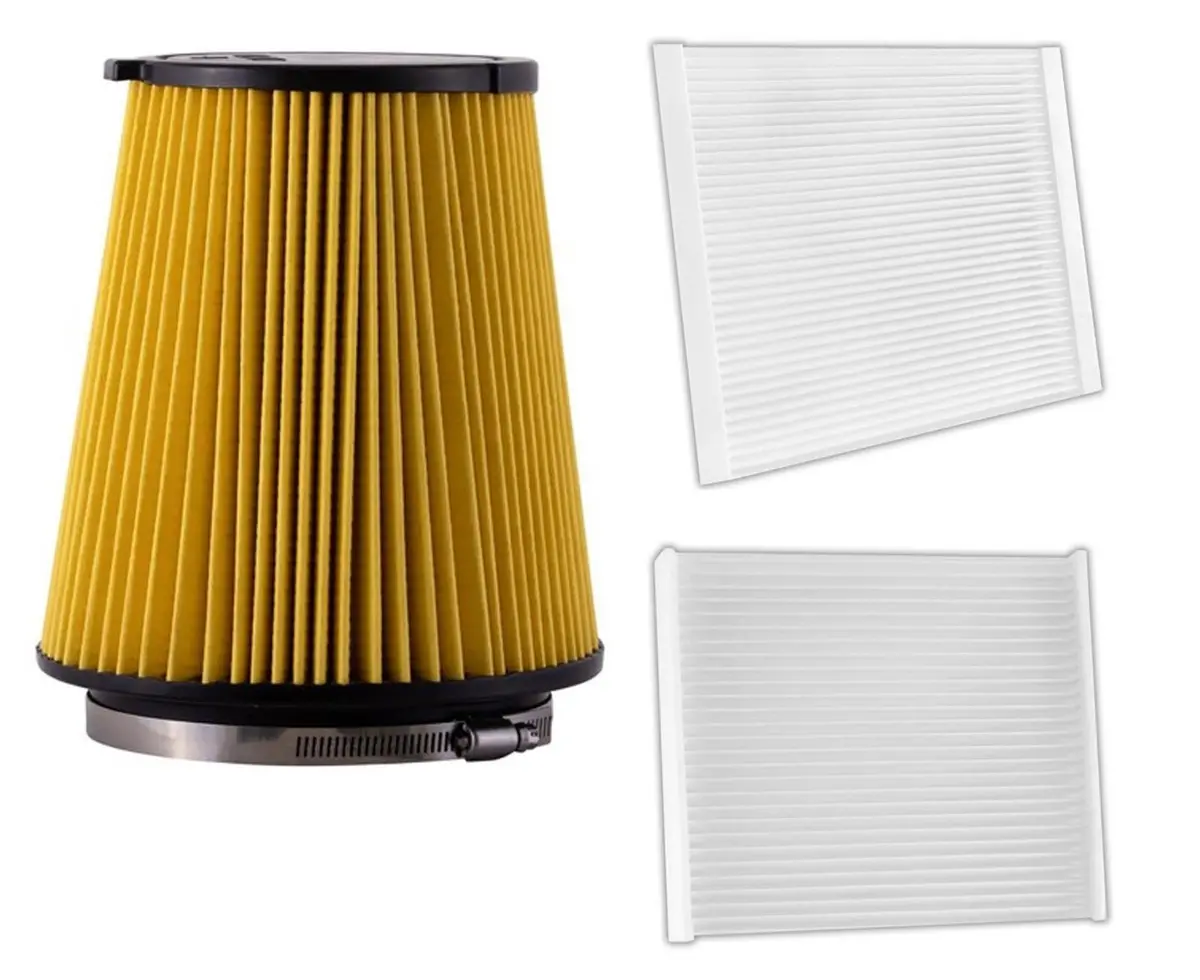 Engine Air Filter & Cabin Filter For Ford Mustang 5.4L 5.8L 2010 2011 2012 2014 1