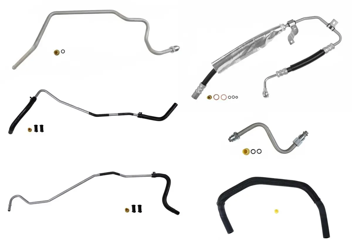 Power Steering Pressure Hose & Rack Tube Kit Fits For Lexus Es330 04-06 6Pc Kit 1