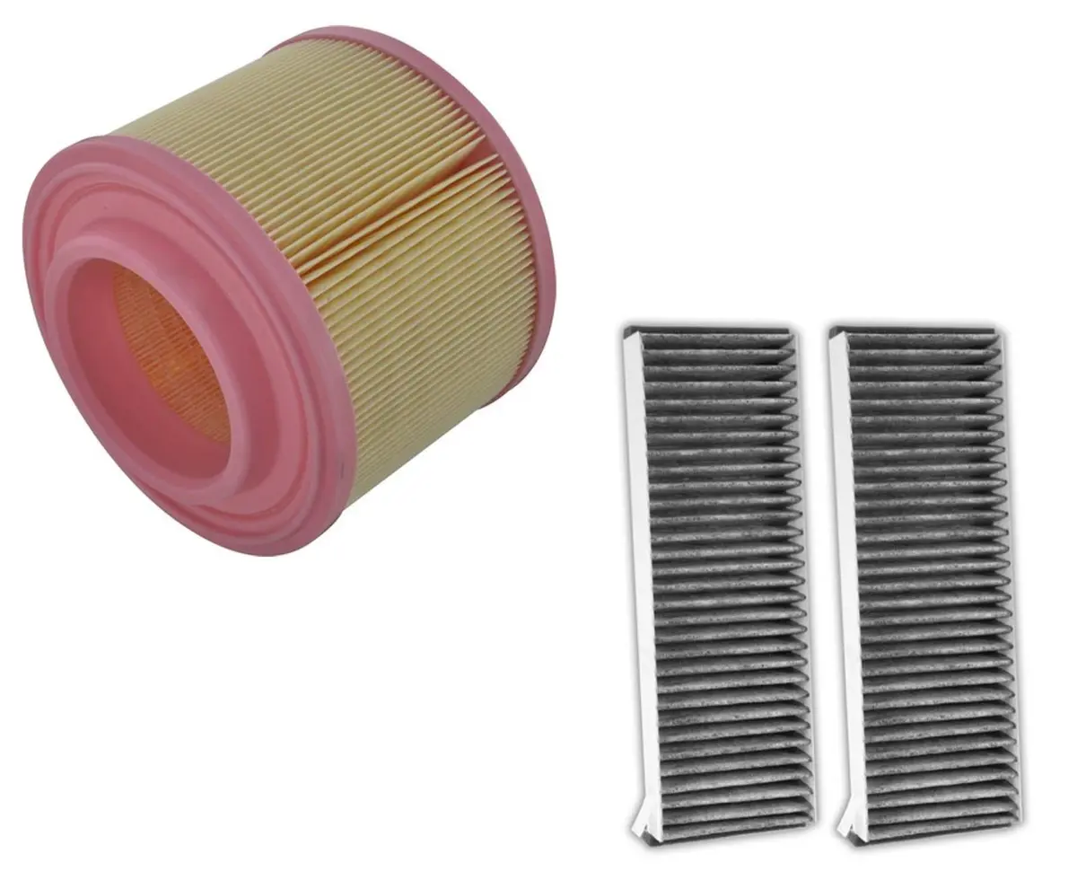 Engine Air Filter & Cabin Filter For Audi S6 5.2L 2007 2008 2009 2010 2011 1