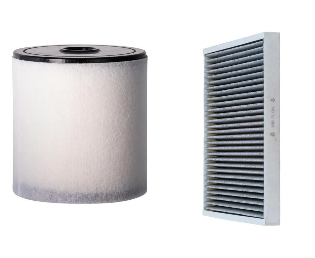 Engine Air Filter & Cabin Filter For Audi A6 Quattro 3.0L 2020 2021 2022 2023 1