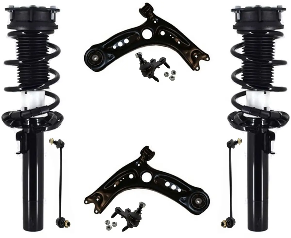 Front Struts Lower Control Arms Ball Joints Links For Volkswagen Gti 2015 2021 1