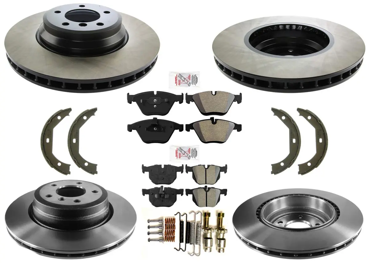Performance Carbon Disc Brake Rotors & Pads For Bmw 335I Xdrive 2009-2012 1