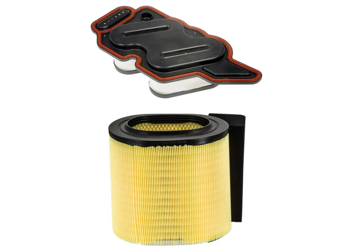 Engine Crankcase Breather Filter & Air Filter For Ford F250 Super Duty 17-19 6.7 1