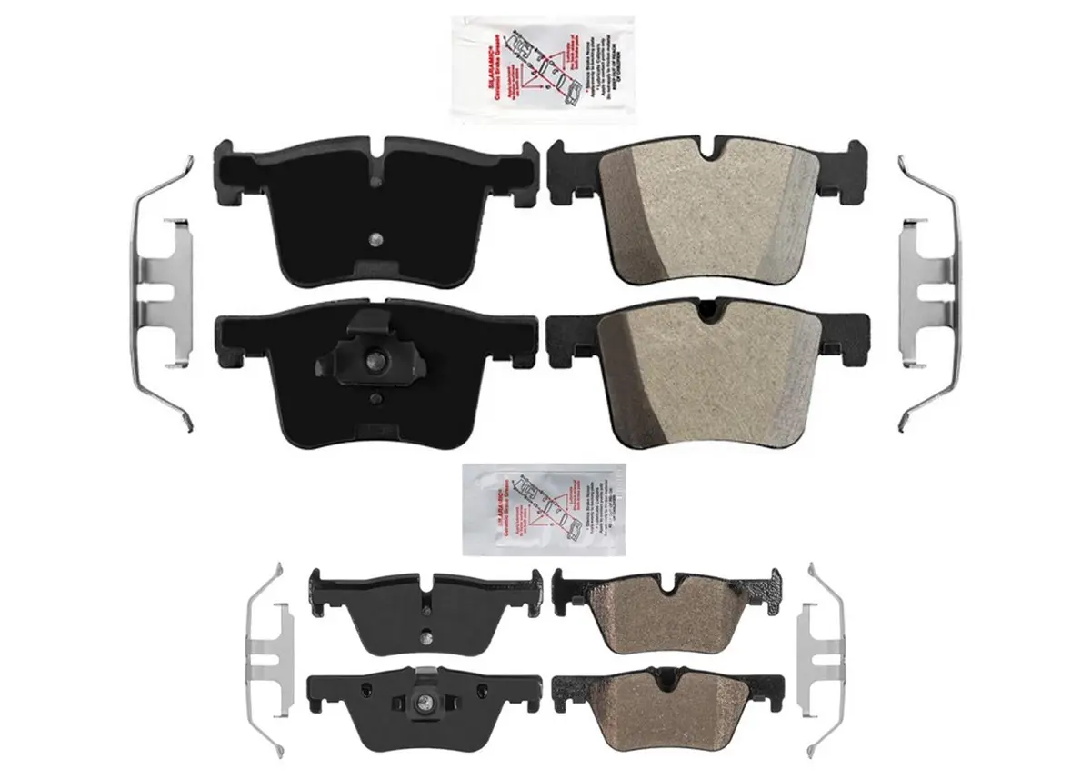 Oe Style Semi Metallic Disc Brake Pads Hardware For Bmw 320I 13-16 320I X 13-16 1