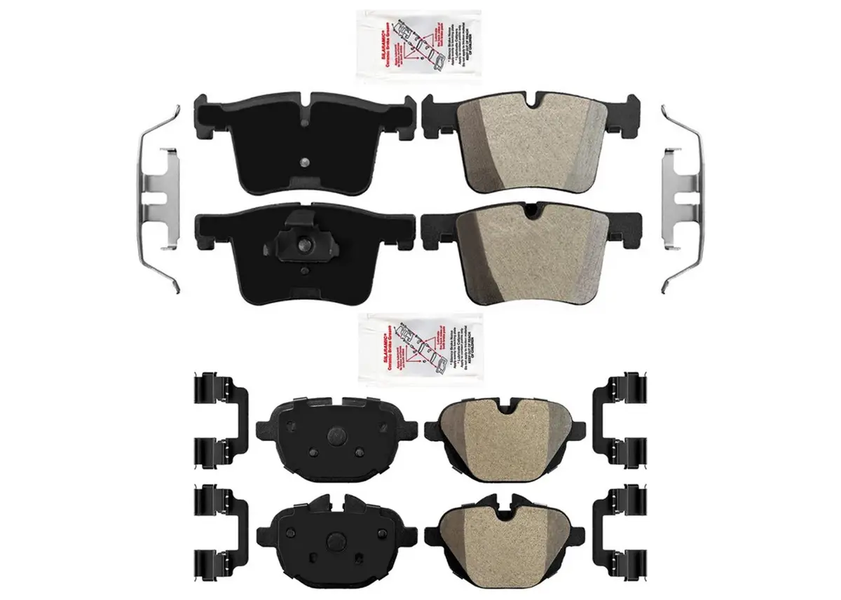 Oe Style Semi Metallic Disc Brake Pads, Hardware For Bmw X3 2011-2017 1