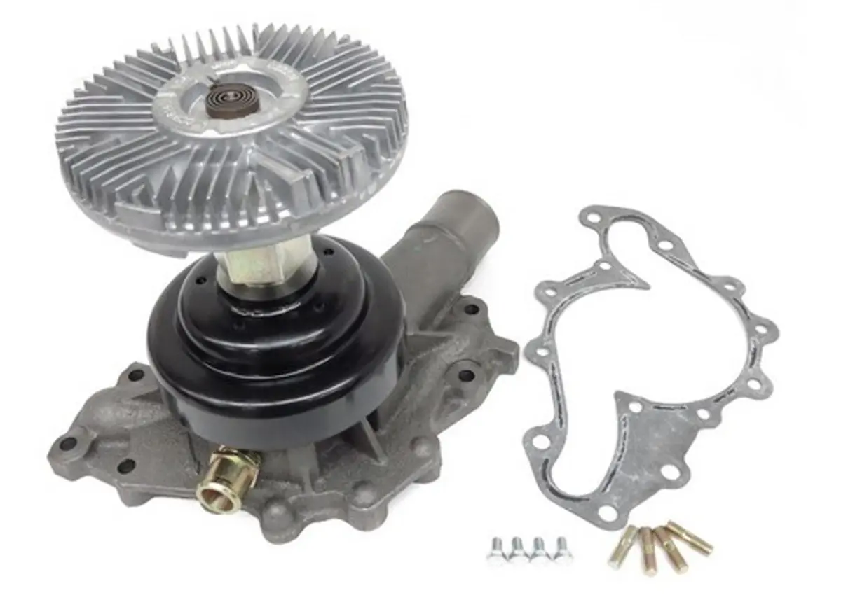 Engine Water Pump W/ Cooling Fan Clutch For Chevrolet 99-2002 6.5L Turbo Diesel 1