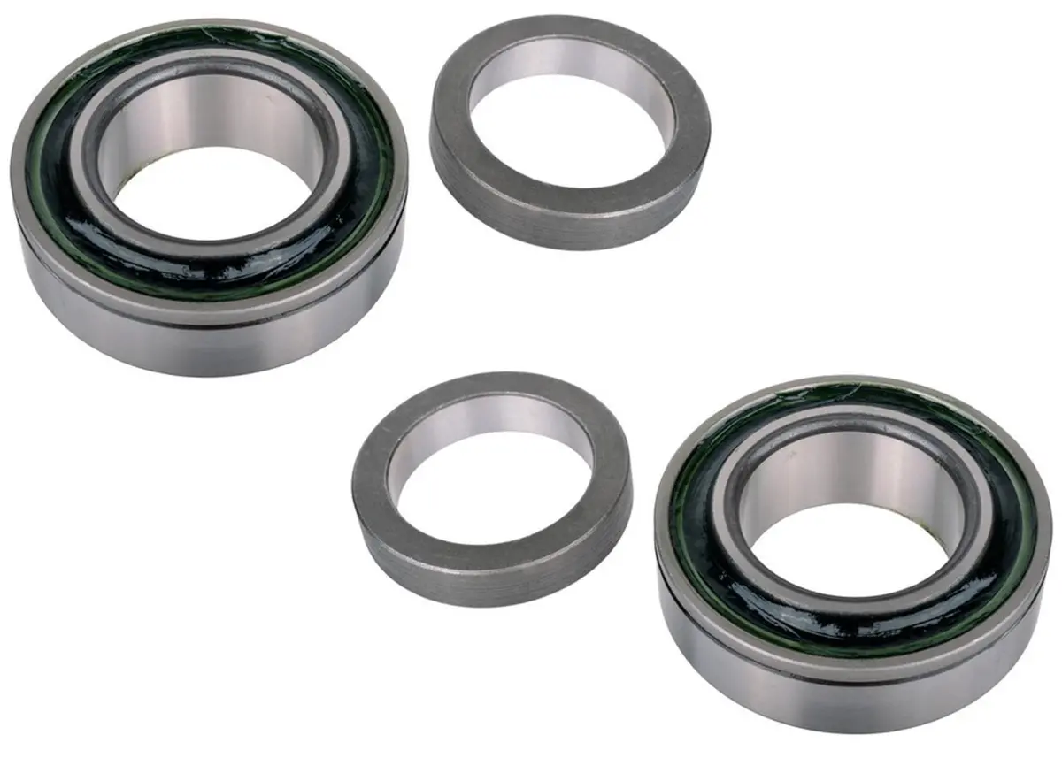 2 Rear Axle Bearings Wheel Bearing W Lock Ring For Nissan Titan 2008-2015 1
