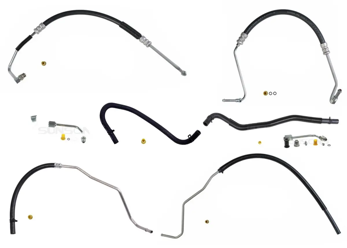 Power Steering Pressure Hose Return For Ford F250 Super Duty 03 2004 6.0L Diesel 1