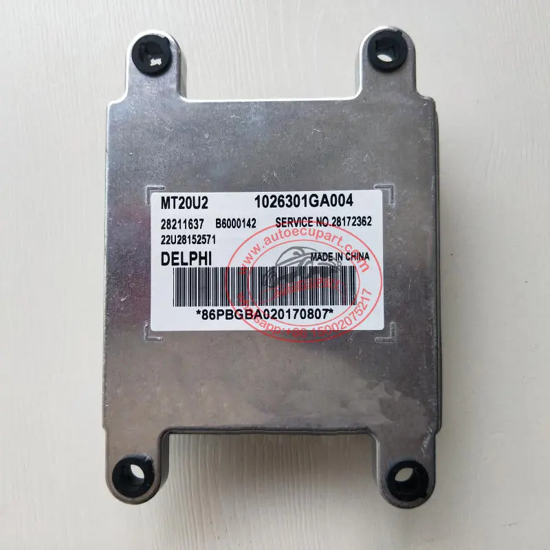 28211637 /1026301Ga004/ B6000142 Mt20u2 Delphi New Ecu For Jac 1