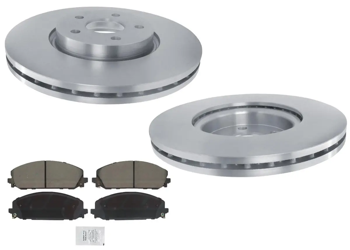 Frt Disc Brake Rotors Brake Pads For Dodge Durango Special Service Police 21-24 1