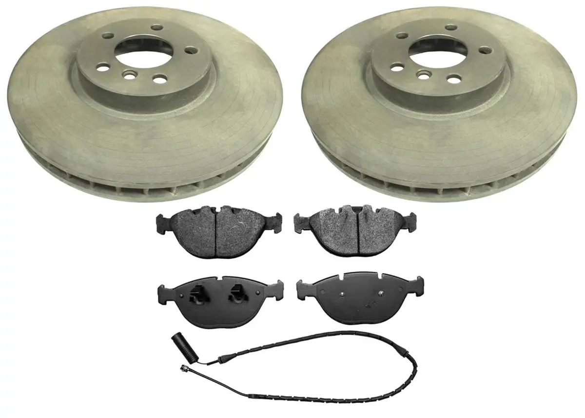 Frt Performance Carbon Disc Brake Rotors Pads For Bmw X5 2002-2006 4.6L 4.8L V8 1